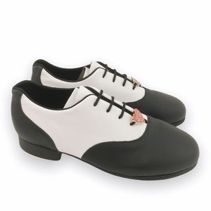 Bloch Women's CHLOÉ and Maud Dance Shoe, Black/White, 7.5 Medium US